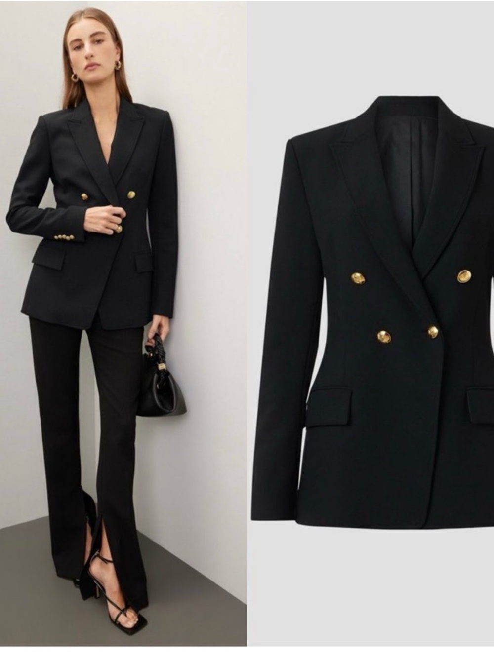 A.L.C. Sedgwick tailored double-breasted blazer